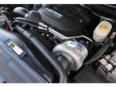 Procharger High Output Intercooled Supercharger Complete Kit with D-1SC; Satin Finish (14-18 6.4L RAM 2500)