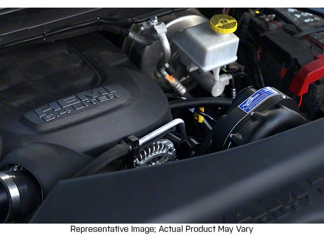 Procharger High Output Intercooled Supercharger Complete Kit with D-1SC; Black Finish (19-21 6.4L RAM 3500)