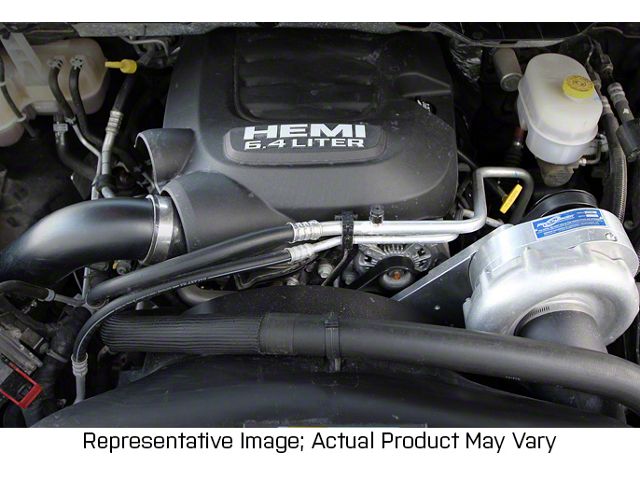 Procharger High Output Intercooled Supercharger Complete Kit with D-1SC; Polished Finish (14-18 6.4L RAM 3500)