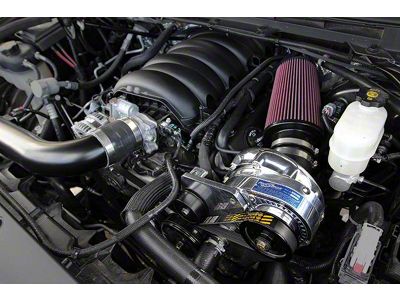 Procharger High Output Intercooled Supercharger Complete Kit with P-1SC-1; Satin Finish (14-18 6.2L Sierra 1500)