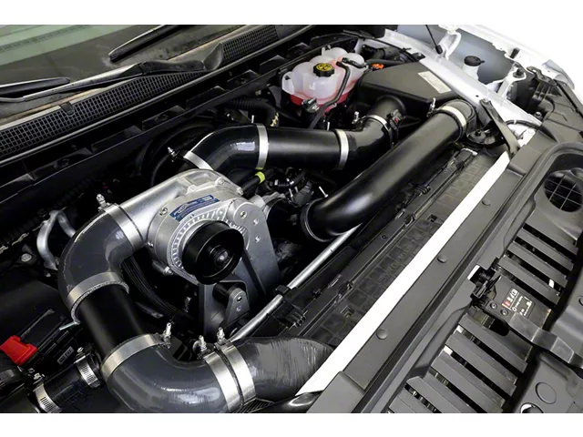 Procharger High Output Intercooled Supercharger Complete Kit with P-1SC; Satin Finish (19-24 6.2L Sierra 1500)