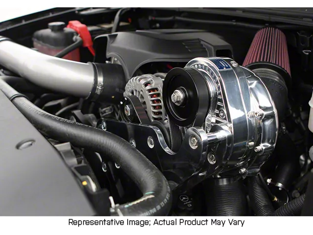 Procharger High Output Intercooled Supercharger Complete Kit with i-1; Black Finish (07-13 V8 Silverado 1500)