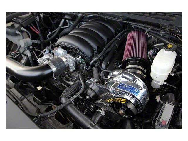 Procharger High Output Intercooled Supercharger Tuner Kit with P-1SC-1; Satin Finish (14-18 5.3L Silverado 1500)