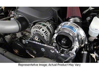 Procharger High Output Intercooled Supercharger Tuner Kit with P-1SC-1; Polished Finish (09-13 6.2L Silverado 1500)