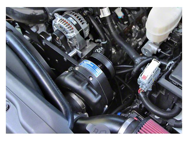 Procharger High Output Intercooled Supercharger Tuner Kit with P-1SC-1; Satin Finish (15-19 6.0L Silverado 2500 HD)