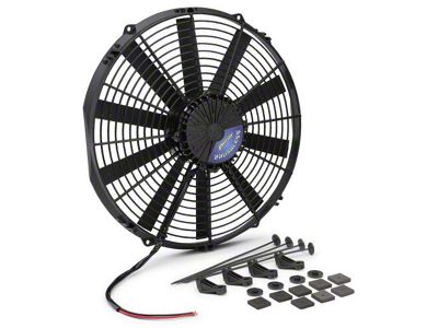 Proform 16-Inch Brushless Electric Radiator Fan; 3400 CFM (Universal; Some Adaptation May Be Required)