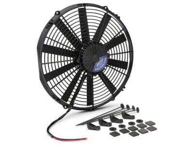 Proform 16-Inch Brushless Electric Radiator Fan; 3400 CFM (Universal; Some Adaptation May Be Required)