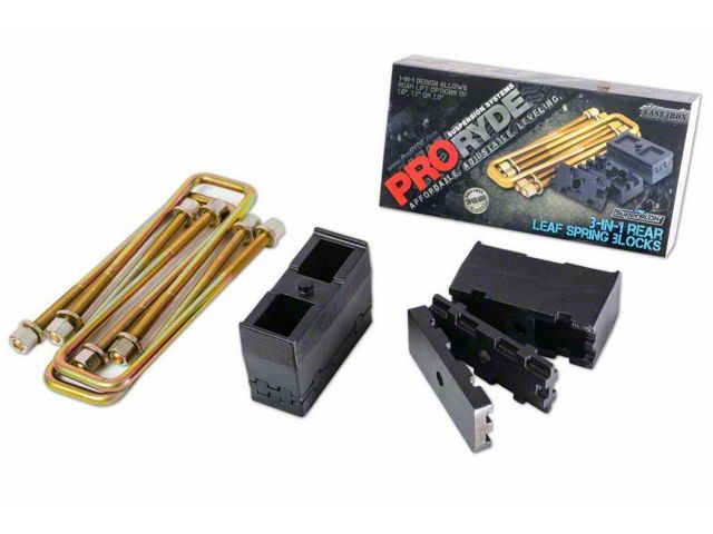 ProRYDE 3-in-1 Adjustable Rear Lift Block Kit (07-18 Silverado 1500)