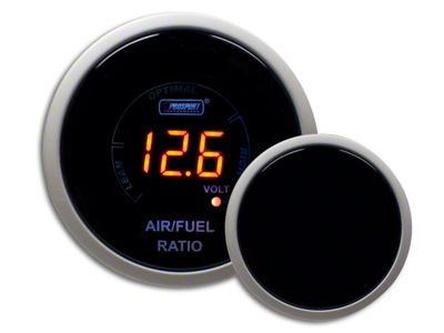 Prosport 52mm Digital Air/Fuel and Voltage Gauge; Electrical; Amber (Universal; Some Adaptation May Be Required)
