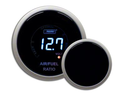 Prosport 52mm Digital Air/Fuel and Voltage Gauge; Electrical; Blue (Universal; Some Adaptation May Be Required)