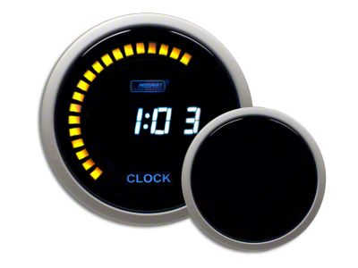 Prosport 52mm Performance Series Digital Clock; Blue (Universal; Some Adaptation May Be Required)