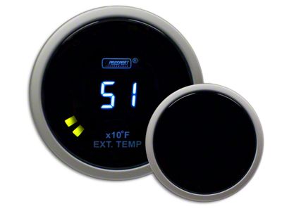 Prosport 52mm Digital Exhaust Gas Temperature Gauge; Blue (Universal; Some Adaptation May Be Required)