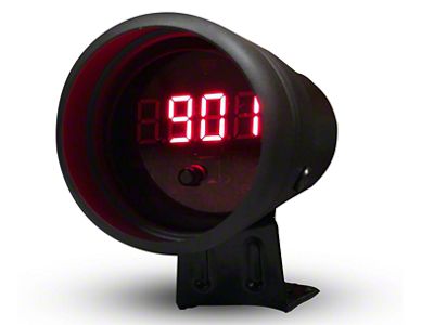 Prosport Shift Light with Digital Tachometer; Black (Universal; Some Adaptation May Be Required)