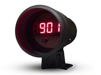 Prosport Shift Light with Digital Tachometer; Black (Universal; Some Adaptation May Be Required)