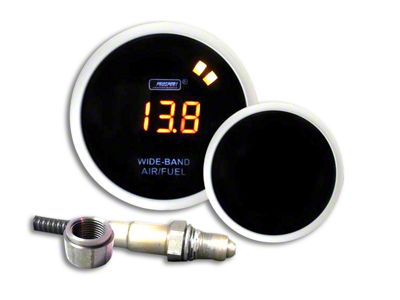Prosport 52mm Digital Wideband Air/Fuel Ratio Gauge; Amber (Universal; Some Adaptation May Be Required)