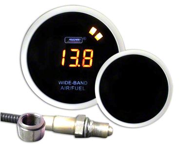 Prosport 52mm Digital Wideband Air/Fuel Ratio Gauge; Amber (Universal; Some Adaptation May Be Required)