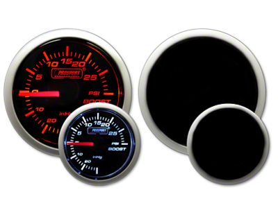 Prosport 52mm Performance Series Boost Gauge; Electrical; 30 PSI; Amber/White (Universal; Some Adaptation May Be Required)