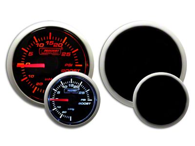 Prosport 52mm Performance Series Boost Gauge; Electrical; 30 PSI; Amber/White (Universal; Some Adaptation May Be Required)