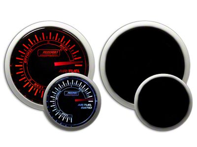 Prosport 52mm Performance Series Air/Fuel Ratio Gauge; Electrical; Amber/White (Universal; Some Adaptation May Be Required)