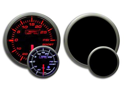 Prosport 60mm Premium Series Boost Gauge; Electrical; Amber/White (Universal; Some Adaptation May Be Required)