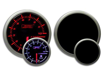 Prosport 52mm Premium Series Tachometer; Electrical; Amber/White (Universal; Some Adaptation May Be Required)