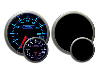 Prosport 52mm Premium Series Exhaust Gas Temperature Gauge; Electrical; Blue/White (Universal; Some Adaptation May Be Required)