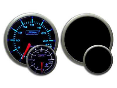 Prosport 52mm Premium Series Exhaust Gas Temperature Gauge; Electrical; Blue/White (Universal; Some Adaptation May Be Required)