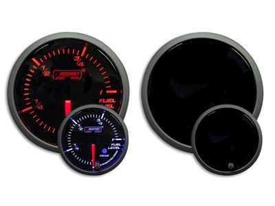 Prosport 52mm Premium Series Fuel Level Gauge; Electrical; Amber/White (Universal; Some Adaptation May Be Required)