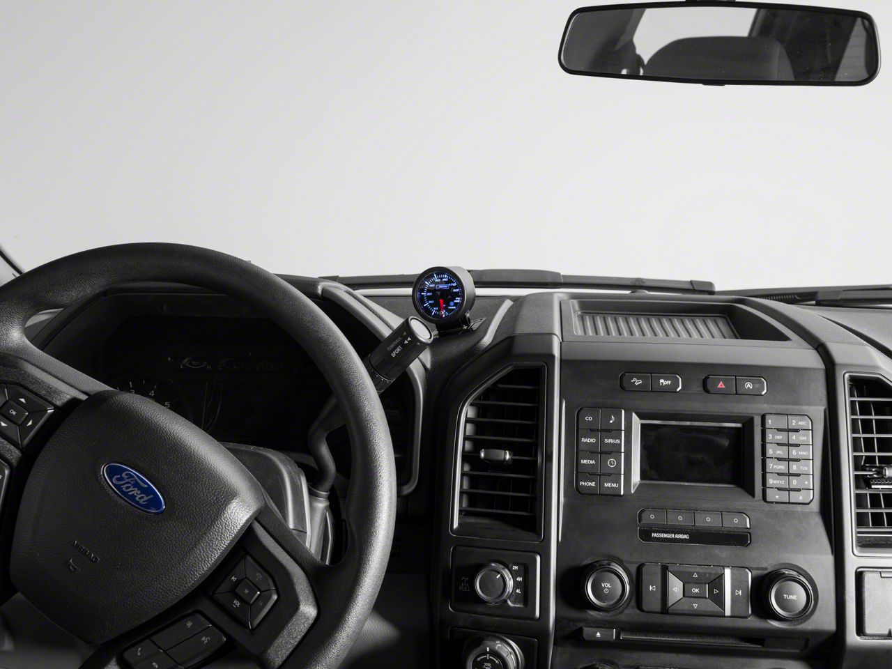 Prosport 52mm Premium Series Fuel Pressure Gauge; Electrical; Blue/White (Universal; Some Adaptation May Be Required)