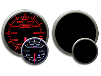 Prosport 60mm Premium Series Oil Temperature Gauge; Electrical; Amber/White (Universal; Some Adaptation May Be Required)