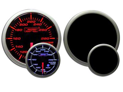 Prosport 60mm Premium Series Water Temperature Gauge; Electrical; Amber/White (Universal; Some Adaptation May Be Required)