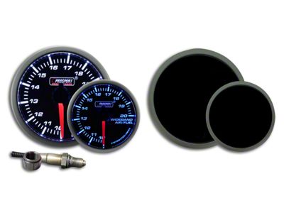 Prosport 52mm Premium Series Wideband Air/Fuel Ratio Gauge; Blue/White (Universal; Some Adaptation May Be Required)