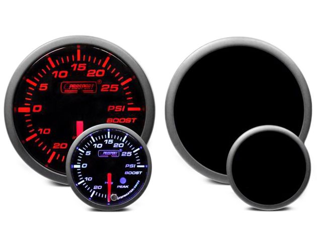Prosport 52mm Premium Series Boost/Vac Gauge; Electrical; 30 PSI; Amber/White (Universal; Some Adaptation May Be Required)
