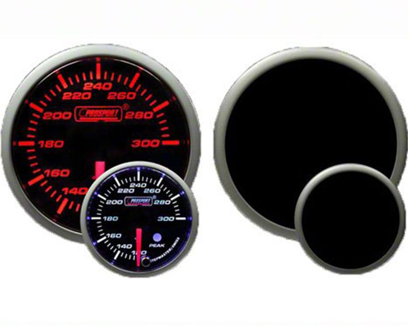 Prosport 52mm Premium Series Exhaust Gas Temperature Gauge; Electrical; Amber/White (Universal; Some Adaptation May Be Required)