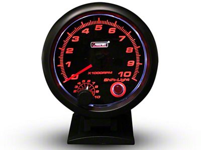 Prosport Performance Tachometer with Shift Light; 3-3/4-Inch (Universal; Some Adaptation May Be Required)