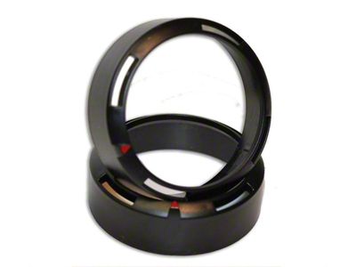 Prosport 60mm Premium Series Bezel Cover; Black (Universal; Some Adaptation May Be Required)