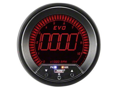 Prosport 80mm Premium EVO Series Tachometer; 85mm (Universal; Some Adaptation May Be Required)