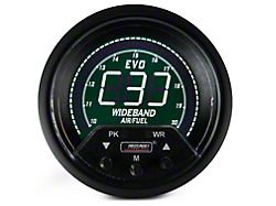 Prosport 60mm Premium EVO Series Wideband Air Fuel Ratio Gauge with With Bosch Sensor; Electrical; Blue/Red/Green/White (Universal; Some Adaptation May Be Required)