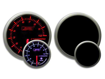 Prosport 52mm Premium Series Tachometer; Electrical; Amber/White (Universal; Some Adaptation May Be Required)