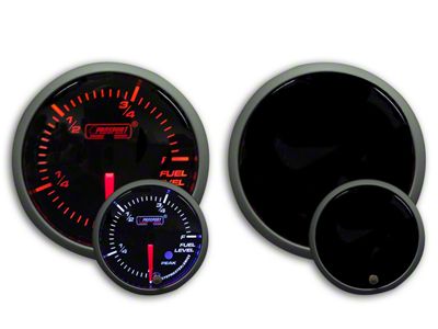 Prosport 52mm Premium Series Fuel Level Gauge; Electrical; Amber/White (Universal; Some Adaptation May Be Required)