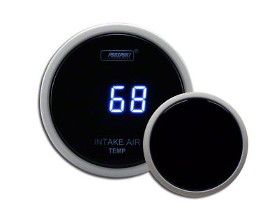 Prosport 52mm Digital Intake Temperature Gauge; Electrical; Blue (Universal; Some Adaptation May Be Required)