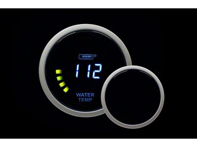 Prosport 52mm Digital Series Water Temperature Gauge; Blue LCD Display (Universal; Some Adaptation May Be Required)