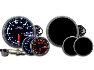 Prosport 52mm Halo Premium Series Wideband Air/Fuel Ratio Gauge; Blue/White/Amber (Universal; Some Adaptation May Be Required)