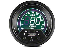 Prosport 60mm Premium EVO Series Water Temperature Gauge; Electrical; Blue/Red/Green/White (Universal; Some Adaptation May Be Required)