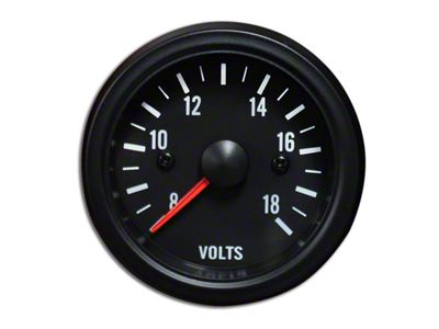 Prosport 52mm Waterproof Series Volt Gauge; Electrical; Amber/White (Universal; Some Adaptation May Be Required)