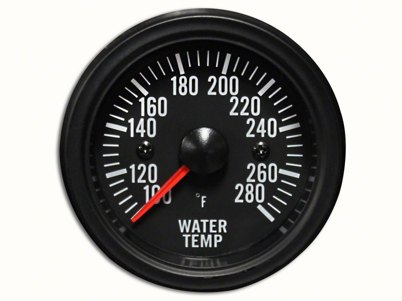 Prosport 52mm Waterproof Series Water Temperature Gauge; Electrical; Amber/White (Universal; Some Adaptation May Be Required)