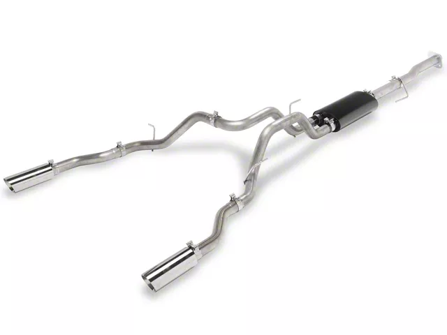 C&L Proven Ground Series Dual Exhaust System with Polished Tips; Side/Rear Exit (11-14 3.5L EcoBoost)