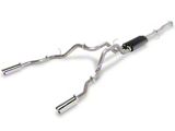 C&L Dual Exhaust System with Polished Tips; Side/Rear Exit (11-14 3.7L F-150)