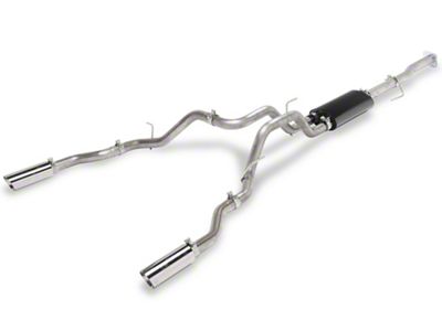 Proven Ground Dual Exhaust System with Polished Tips; Side/Rear Exit (11-14 3.7L F-150)
