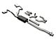 C&L Dual Exhaust System with Polished Tips; Side/Rear Exit (11-14 3.7L F-150)